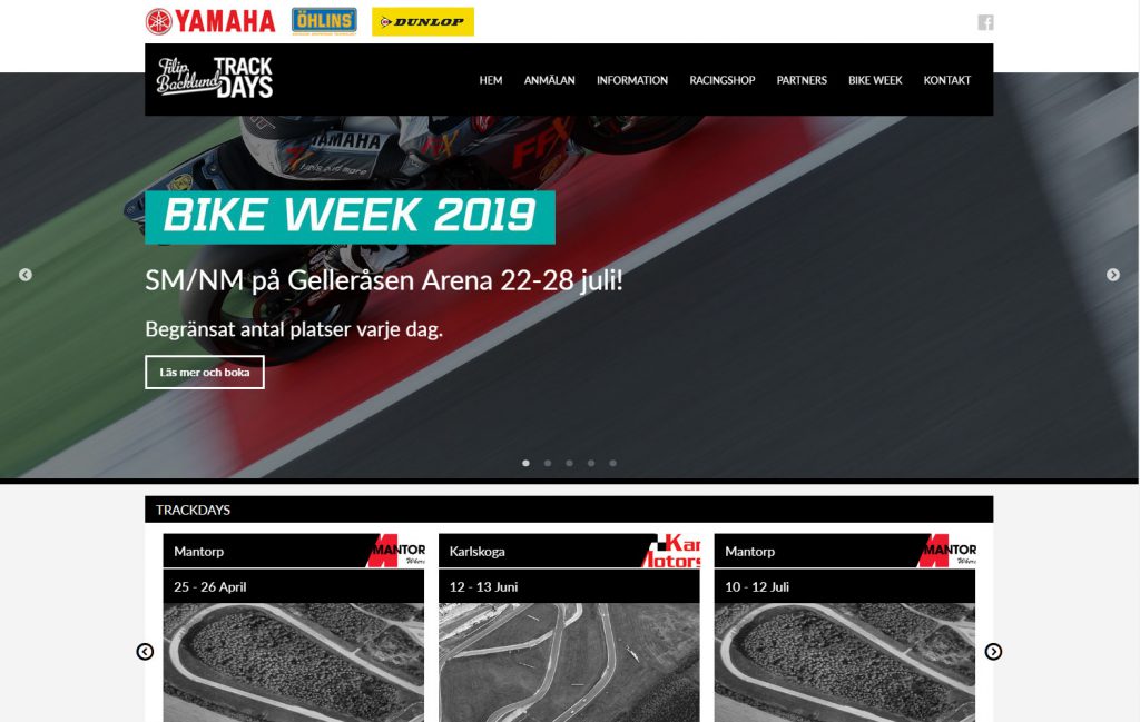 Filip Backlund Track Days